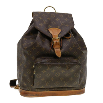 LOUIS VUITTON Monogram Montsouris GM Backpack M51135 LV Auth th3460