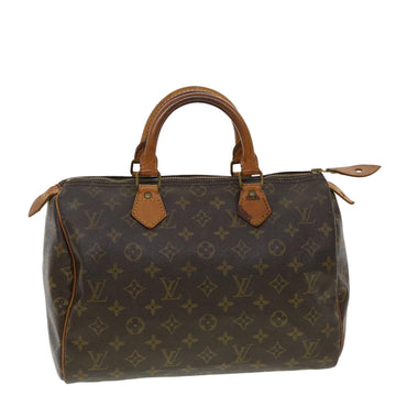 LOUIS VUITTON Monogram Speedy 30 Hand Bag M41526 LV Auth th3508