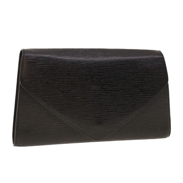 LOUIS VUITTON Epi Art Deco Clutch Bag Black M52632 LV Auth th3606