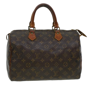 LOUIS VUITTON Monogram Speedy 30 Hand Bag M41526 LV Auth th3663