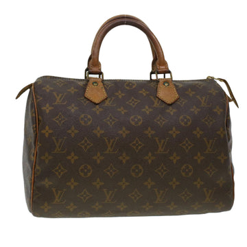 LOUIS VUITTON Monogram Speedy 30 Hand Bag M41526 LV Auth th3685