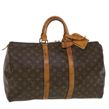 LOUIS VUITTON Monogram Keepall 45 Boston Bag M41428 LV Auth th3699