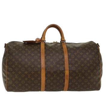 LOUIS VUITTON Monogram Keepall Bandouliere 60 Boston Bag M41412 LV Auth th3814