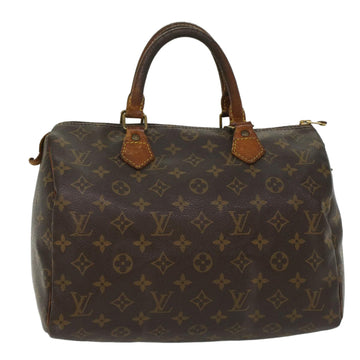 LOUIS VUITTON Monogram Speedy 30 Hand Bag M41526 LV Auth th3924