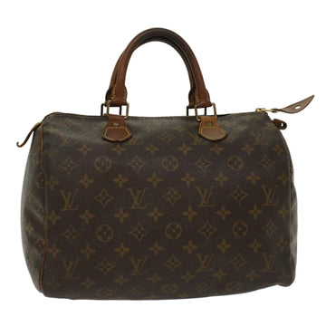 LOUIS VUITTON Monogram Speedy 30 Hand Bag M41526 LV Auth th3926