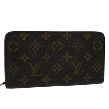 LOUIS VUITTON Monogram Porte Monnaie Zip Long Wallet M61727 LV Auth th3941