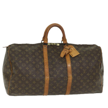 LOUIS VUITTON Monogram Keepall 55 Boston Bag M41424 LV Auth th4132