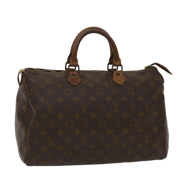 LOUIS VUITTON Monogram Speedy 35 Hand Bag Vintage M41524 LV Auth ms094