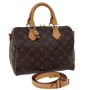 LOUIS VUITTON Monogram Speedy Bandouliere 25 Shoulder Bag M41113 LV Auth tp581