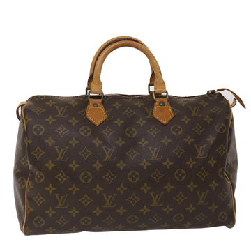 LOUIS VUITTON Monogram Speedy 35 Hand Bag Vintage M41524 LV Auth tb113