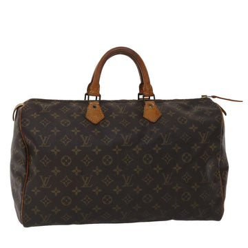 LOUIS VUITTON Monogram Speedy 40 Hand Bag M41522 LV Auth 35877