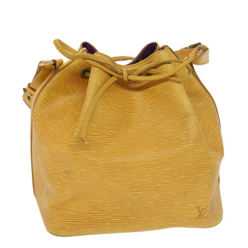 Louis Vuitton Tadao Shoulder bag in Yellow empreinte leather