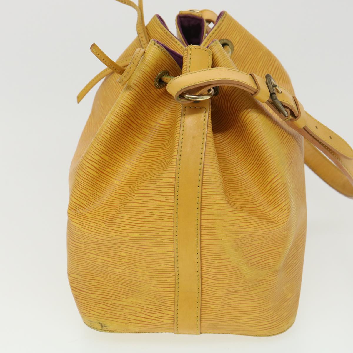 Louis Vuitton Shoulder Bag Petit Noe M44109 Epi Tassi Yellow