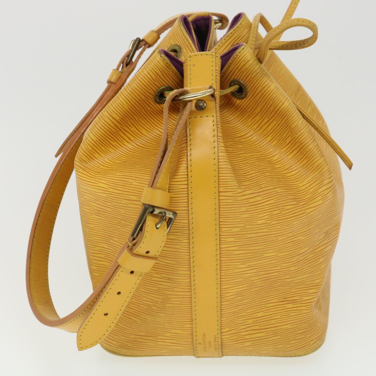 Louis Vuitton Shoulder Bag Petit Noe M44109 Epi Tassi Yellow