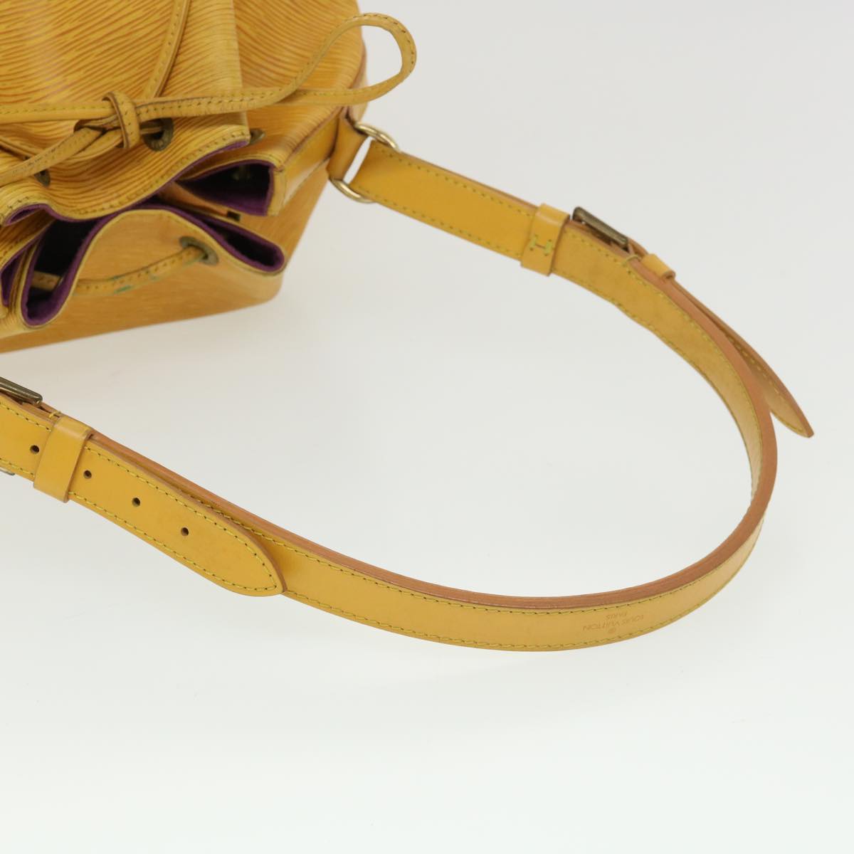 Louis Vuitton Shoulder Bag Petit Noe M44109 Epi Tassi Yellow