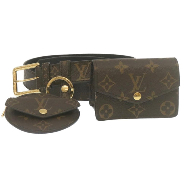 Daily Multi Pocket Belt, Used & Preloved Louis Vuitton Pouch/Pochette, LXR USA, Brown