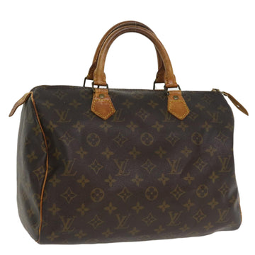 LOUIS VUITTON Monogram Speedy 30 Hand Bag M41526 LV Auth tp595