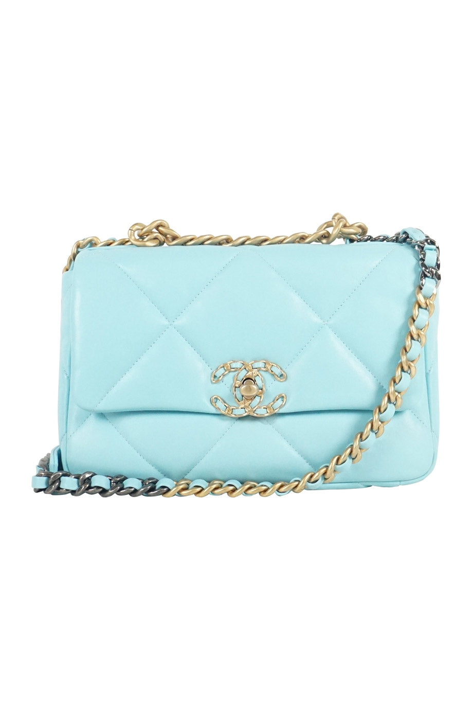 Chanel tiffany blue on sale bag