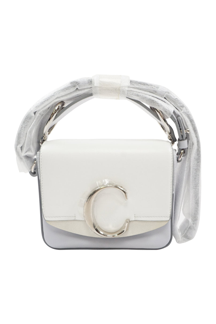 Chloe c sales bag white