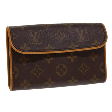 LOUIS VUITTON Monogram Pochette Florentine Waist bag M51855 LV Auth uy100