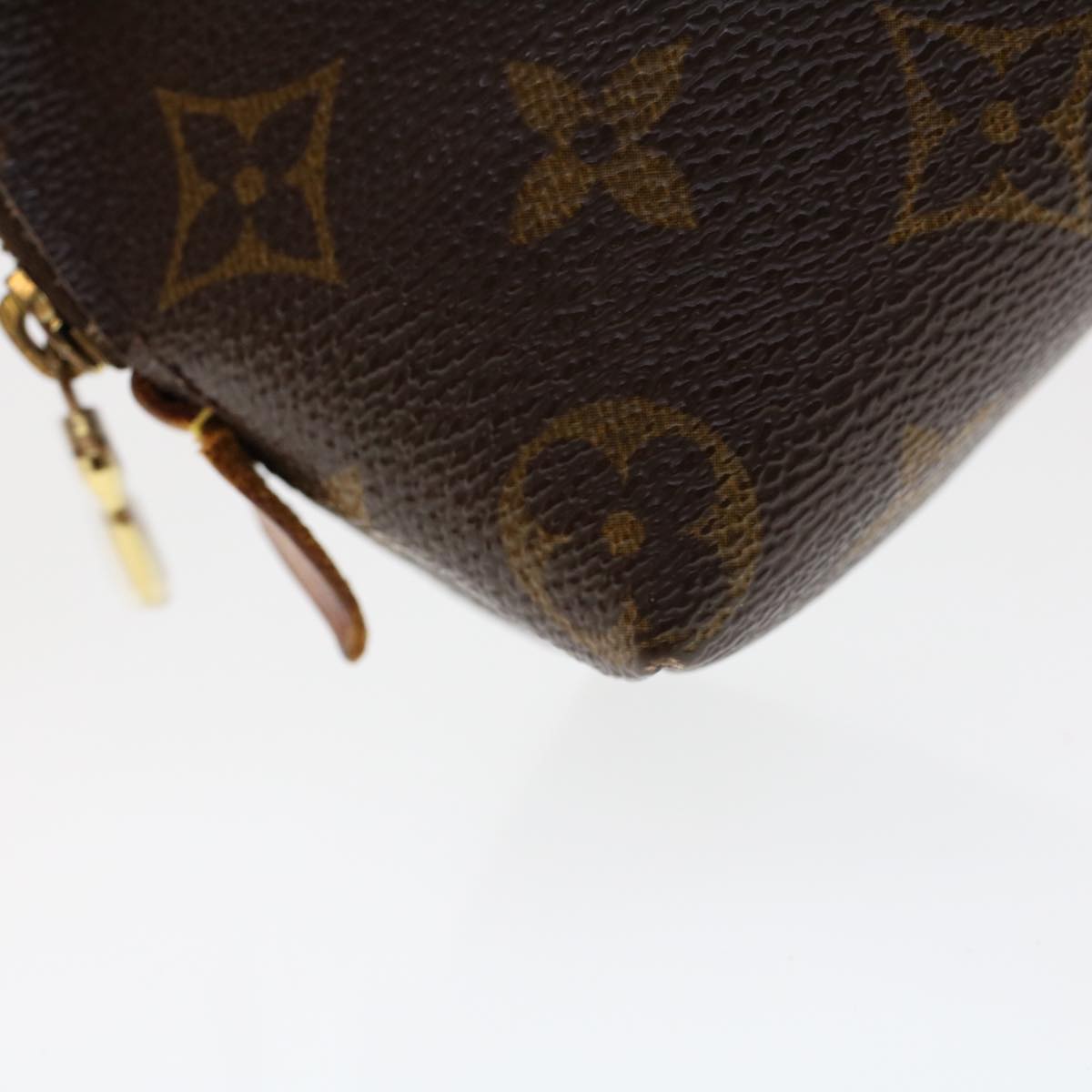 LOUIS VUITTON Monogram Pochette Cosmetic PM Cosmetic Pouch M47515 LV A