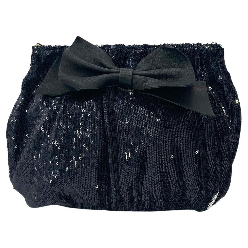 Valentino shop bow clutch