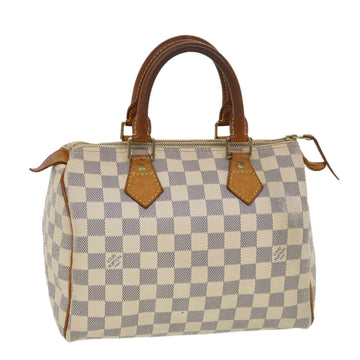 LOUIS VUITTON Damier Azur Speedy 25 Hand Bag N41534 LV Auth yb064