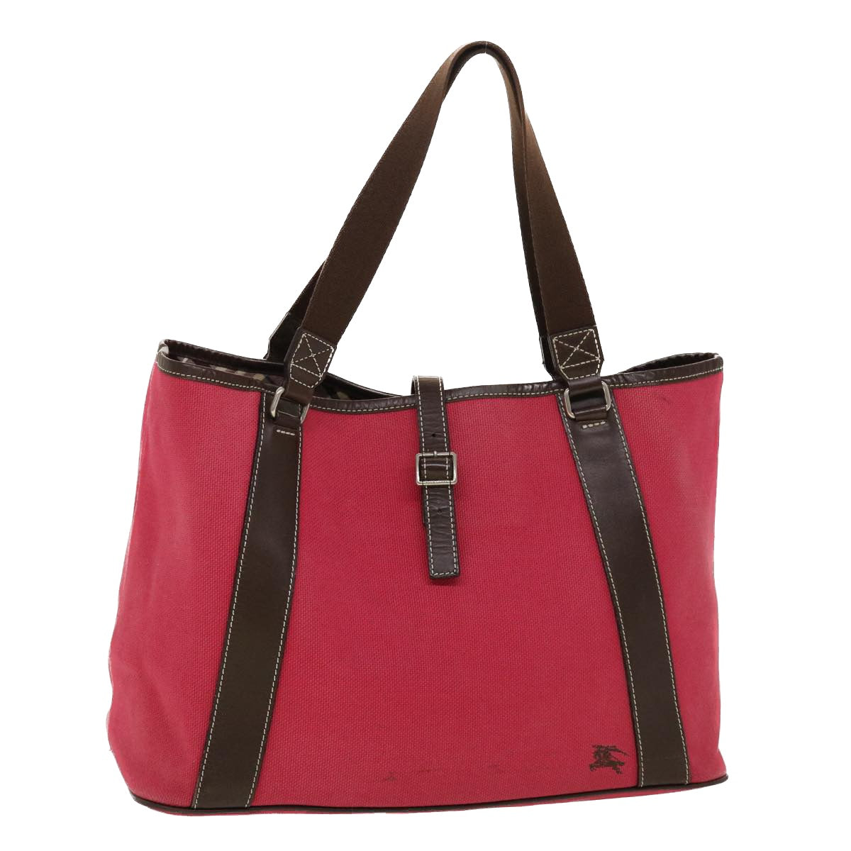 Red burberry clearance tote