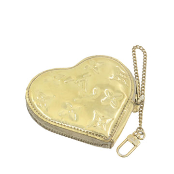 Louis Vuitton Monogram Miroir Heart Coin Purse Silver