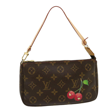 LOUIS VUITTON Monogram Cherry Pochette Accessoires Pouch M95008 LV Auth yk4436A