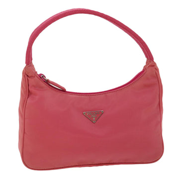 PRADA Hand Bag Nylon Pink Auth yk4950