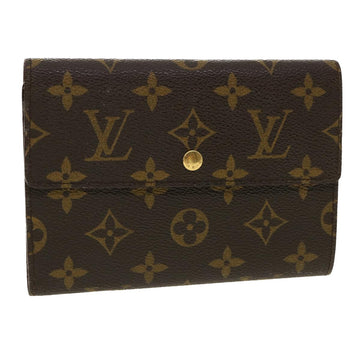 LOUIS VUITTON Monogram Porte Tresor Etui Papie Wallet M61202 LV Auth yk5848