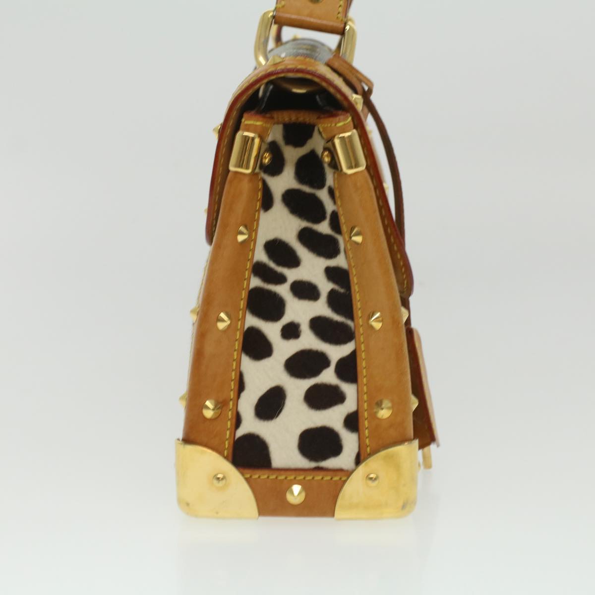 LOUIS VUITTON Monogram Multicolor Sac Dalmatian Hand Bag Black M92825 LV  yk5888