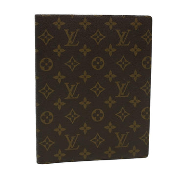 LOUIS VUITTON Monogram Agenda Bureau Day Planner Cover R20100 LV Auth yk6781