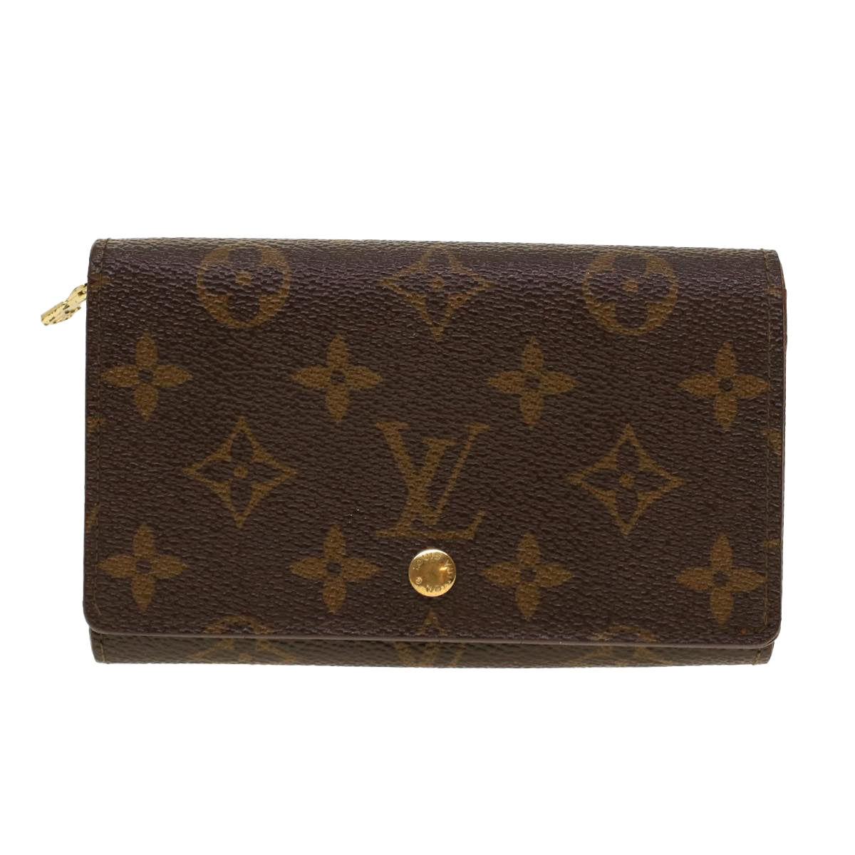 Louis Vuitton Porte Monnaie Canvas Billet Tresor Wallet