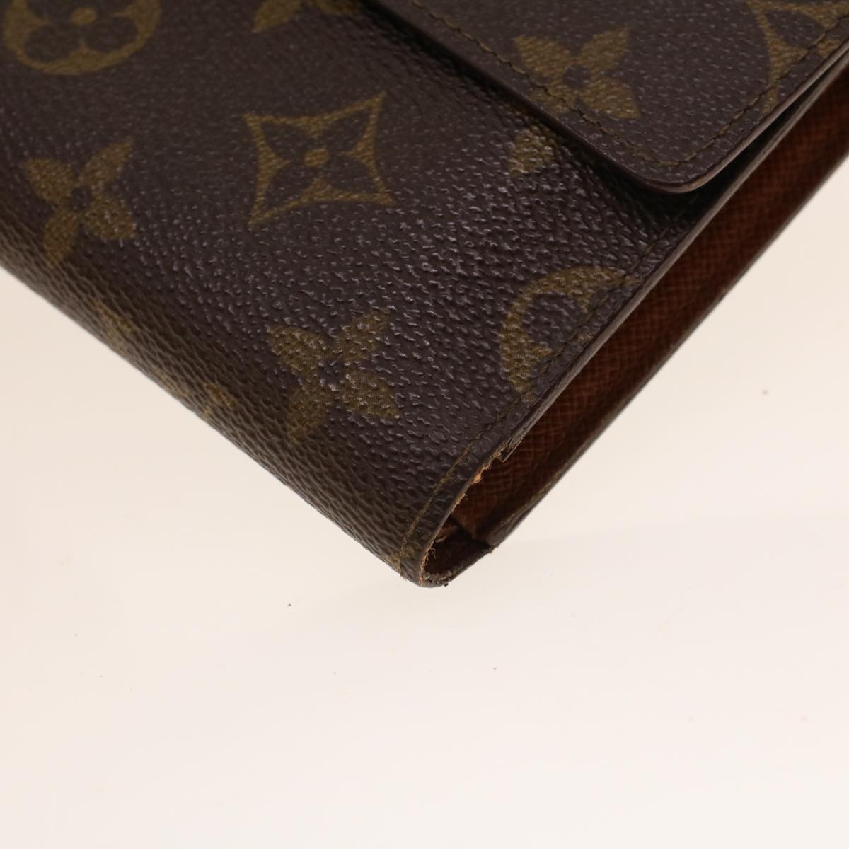 LOUIS VUITTON Monogram Porte Tresor Etui chequier Wallet M61200 LV