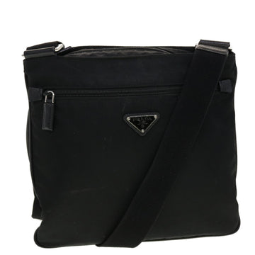 PRADA Shoulder Bag Nylon Black Auth yk6980