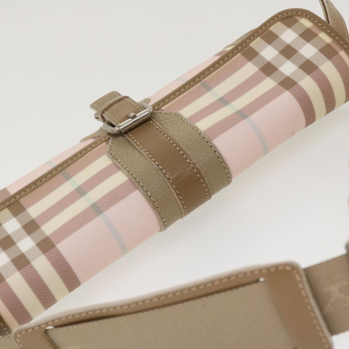 Burberry pink check online bag