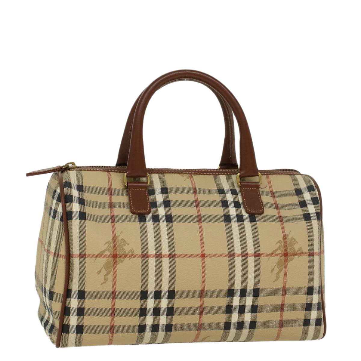 Burberry nova best sale check boston bag