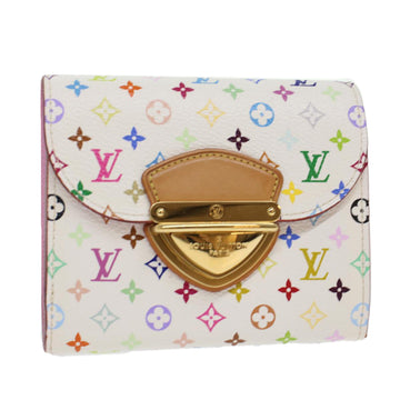 LOUIS VUITTON Multicolor Portefeuille Koala Bifold Wallet White M58081 LV yk7474