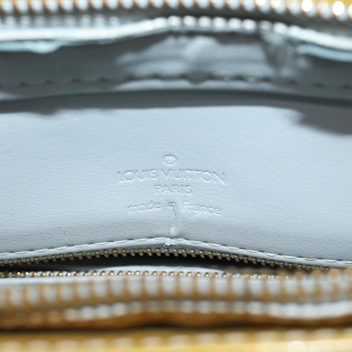 Auth Louis Vuitton Monogram Vernis Houston M91053 Women's Tote Bag Gris