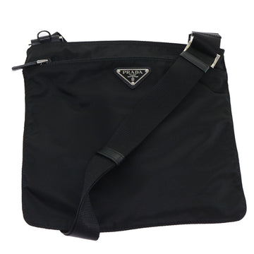 PRADA Shoulder Bag Nylon Black Auth yk7747