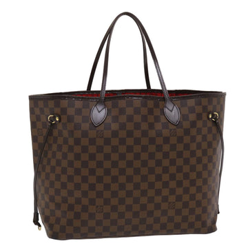 LOUIS VUITTON Damier Ebene Neverfull GM Tote Bag N51106 LV Auth yk7970