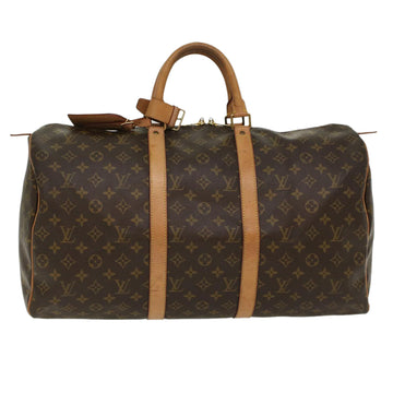 LOUIS VUITTON Monogram Keepall 50 Boston Bag M41426 LV Auth yk8062