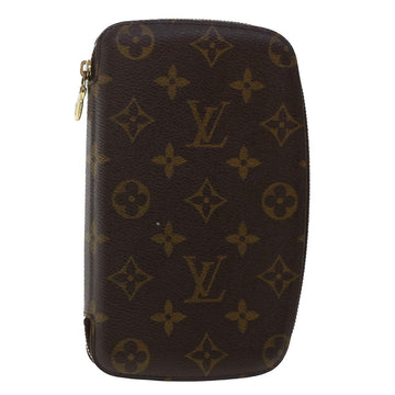 LOUIS VUITTON Monogram Agenda Geode Travel Case Wallet M62950 Auth yk8064