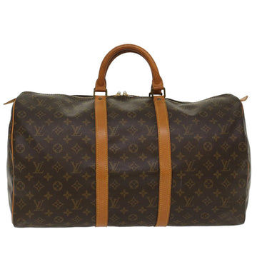 LOUIS VUITTON Monogram Keepall 50 Boston Bag M41426 LV Auth yk8140B