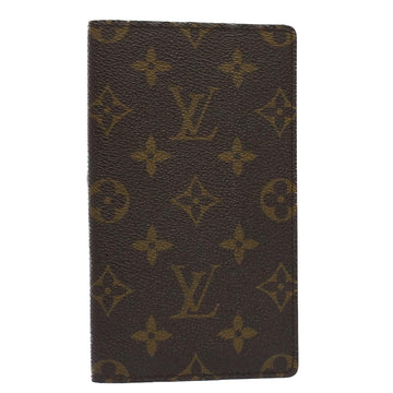 LOUIS VUITTON Monogram Agenda Poche Note Cover R20503 LV Auth yk8313