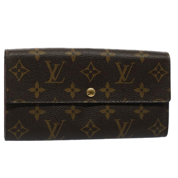 LOUIS VUITTON Monogram Portefeuille Sarah Long Wallet M61734 LV Auth yk8555