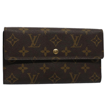 LOUIS VUITTON Monogram Porte Tresol International Wallet M61215 LV Auth yk8633