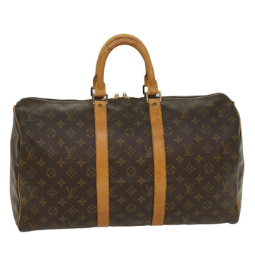 LOUIS VUITTON Monogram Keepall 45 Boston Bag M41428 LV Auth yk8986